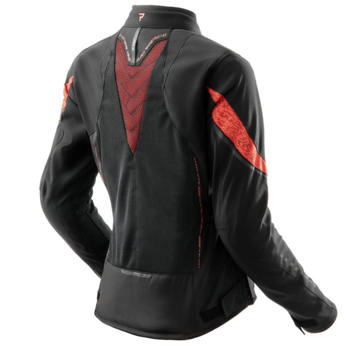 Chaqueta Rebelhorn Jax Mujer Negro-Rojo